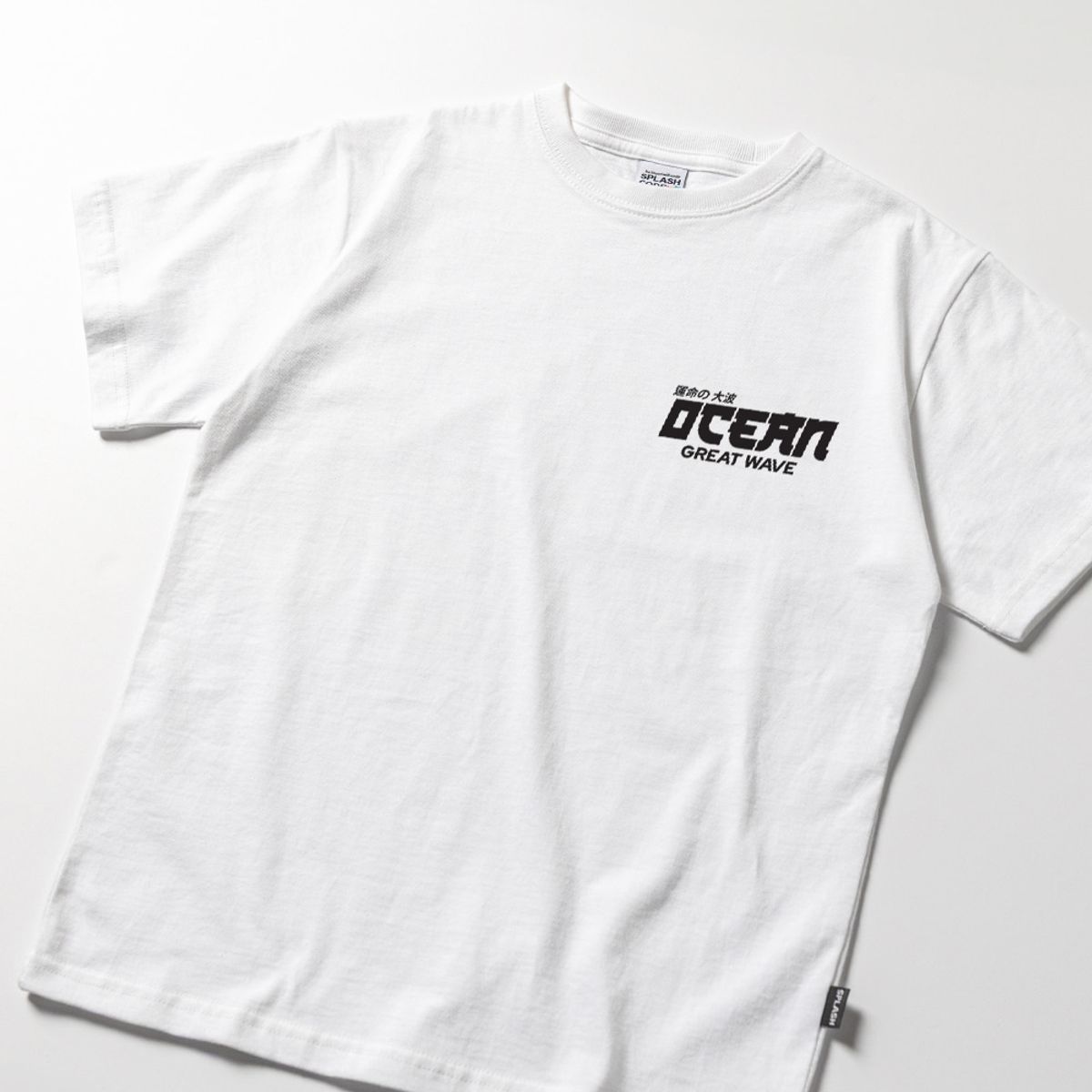 스플래시코드 키즈(SPLASHCODE KIDS) 키즈 반팔 티셔츠 화이트 - 오션(Ocean)