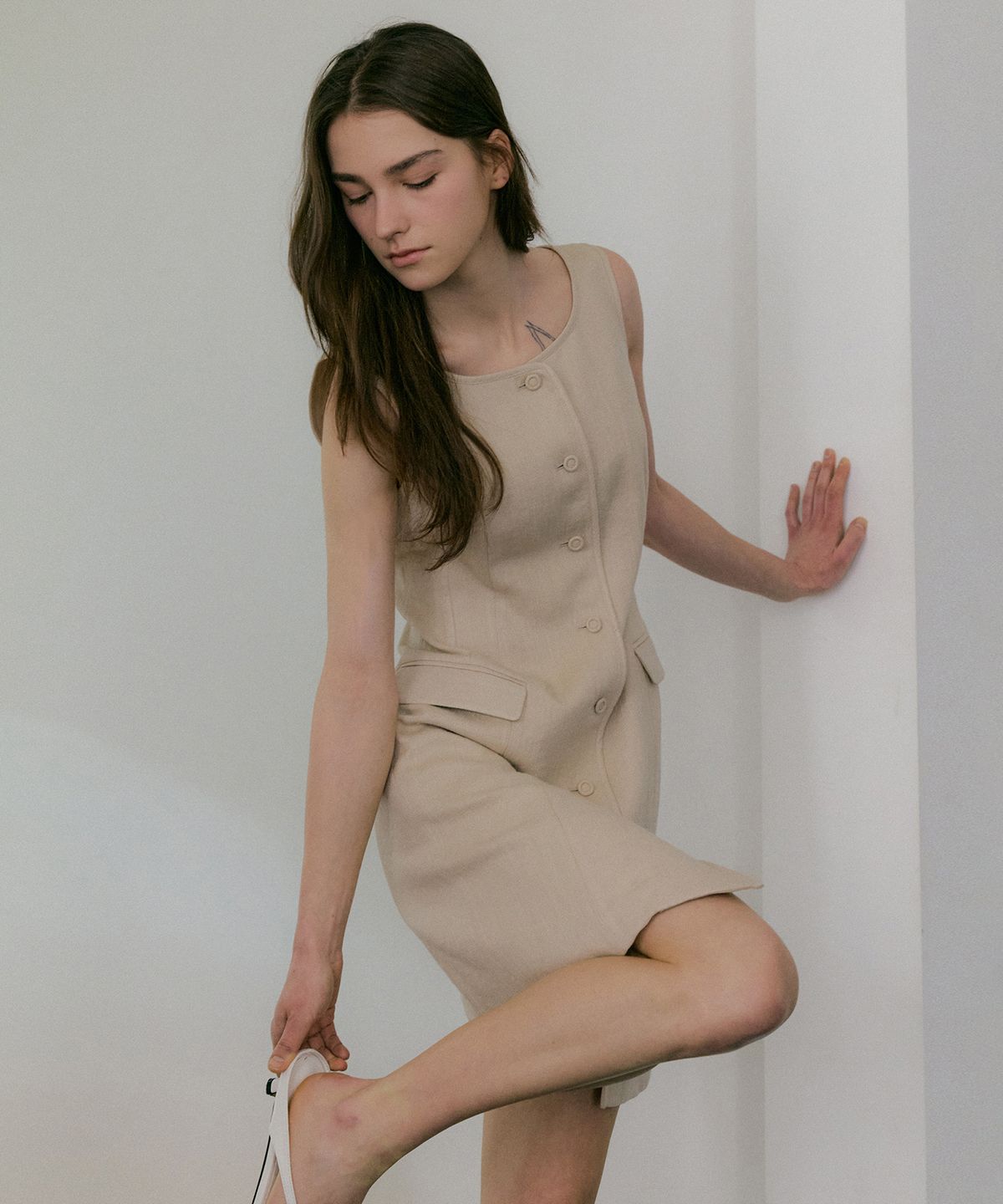 오떼뜨(OCTETTE) MARAN SLEEVELESS OPS_2COLOR