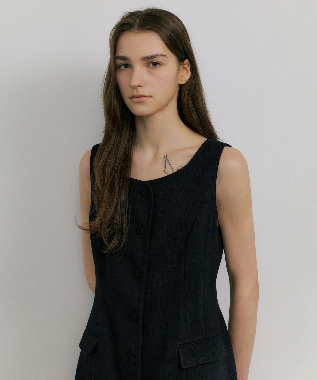 오떼뜨(OCTETTE) MARAN SLEEVELESS OPS_2COLOR