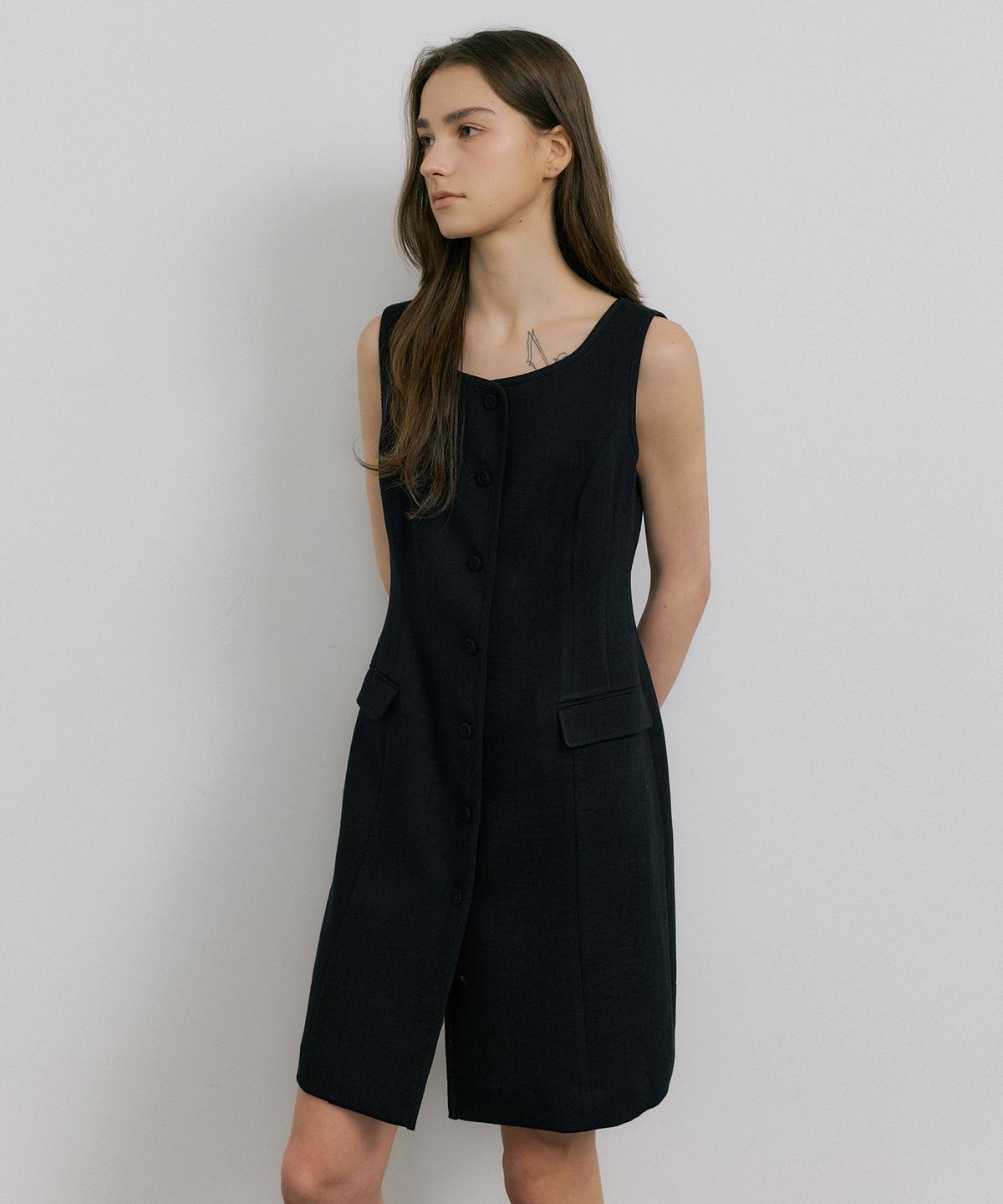 오떼뜨(OCTETTE) MARAN SLEEVELESS OPS_2COLOR