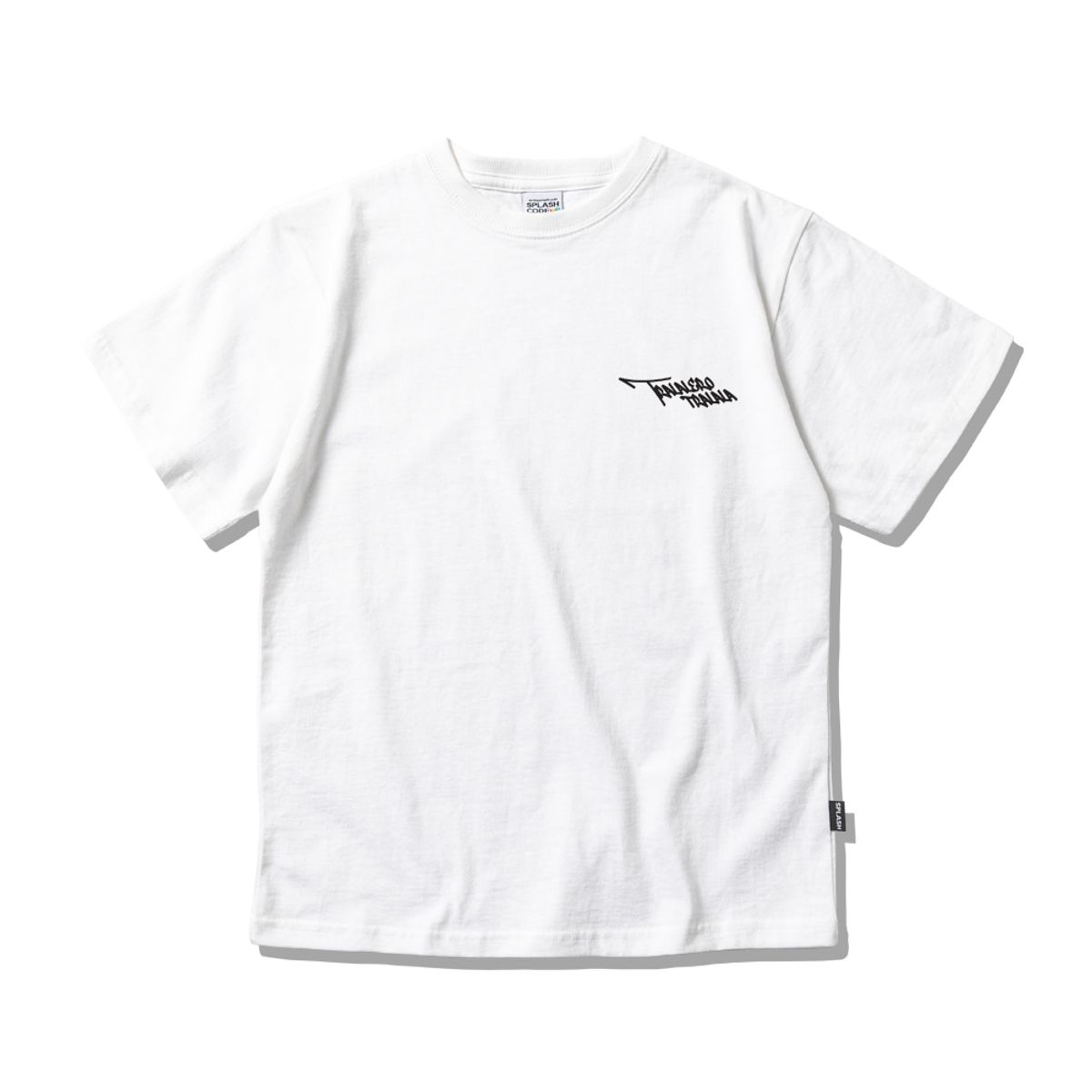 스플래시코드 키즈(SPLASHCODE KIDS) 키즈 반팔 티셔츠 화이트 - 트랄랄레로(Tralalero)
