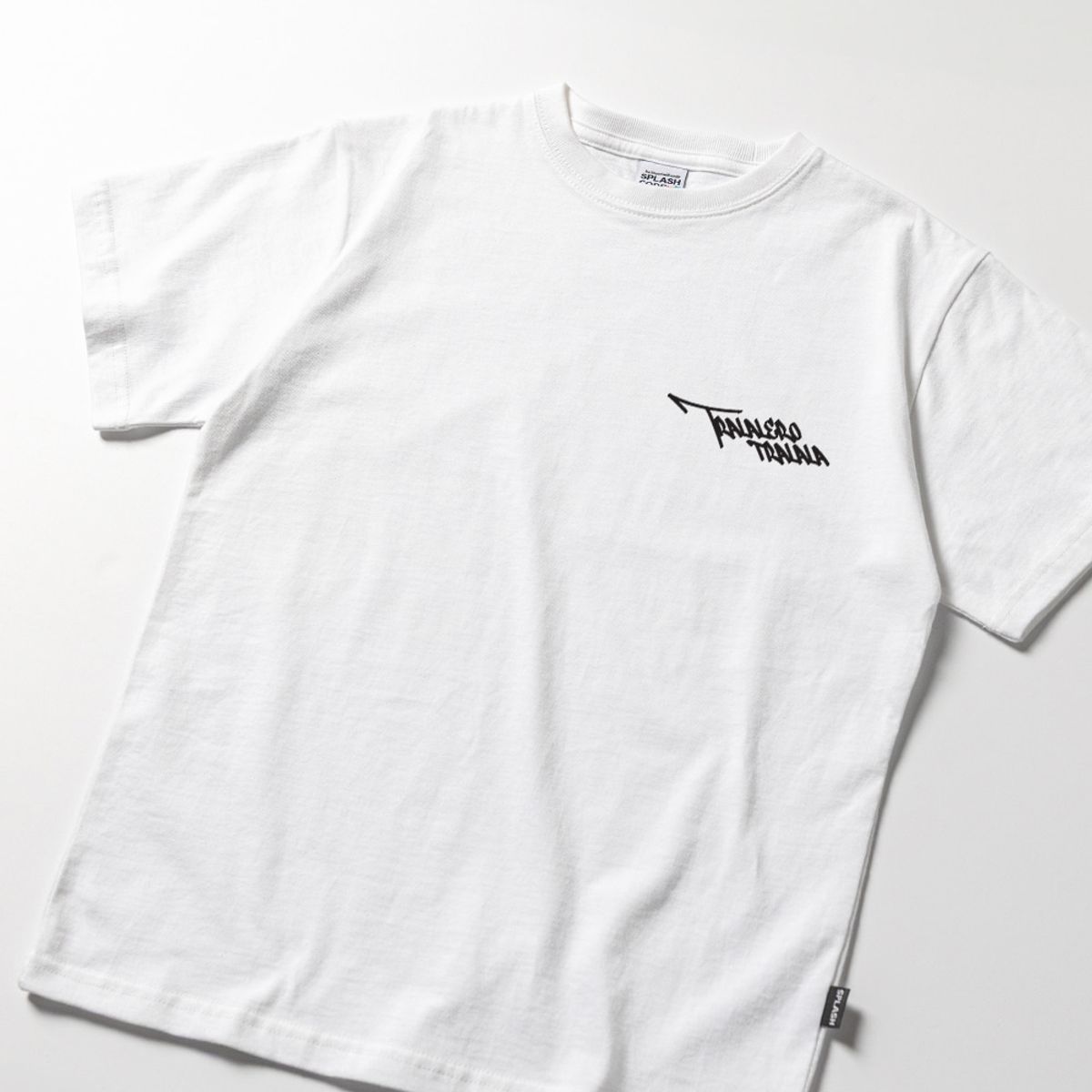스플래시코드 키즈(SPLASHCODE KIDS) 키즈 반팔 티셔츠 화이트 - 트랄랄레로(Tralalero)