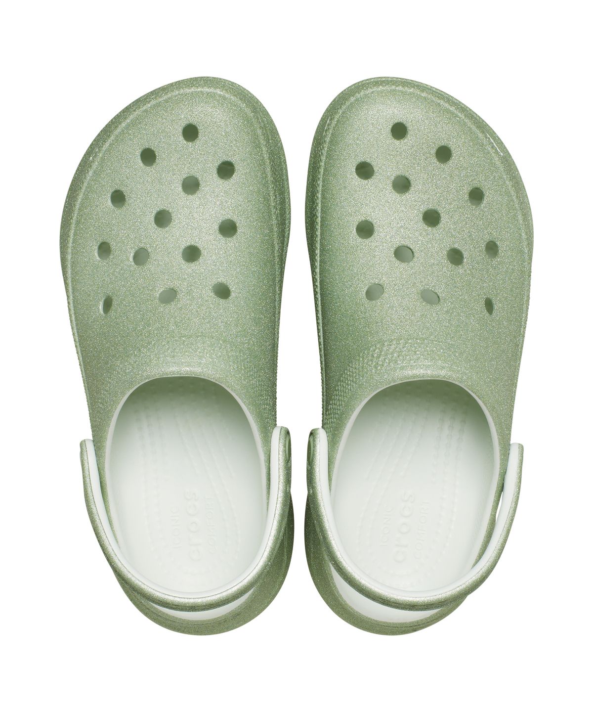 크록스(CROCS) 베이 글리터 클로그 - 민트 틴트 / 207261-3YF