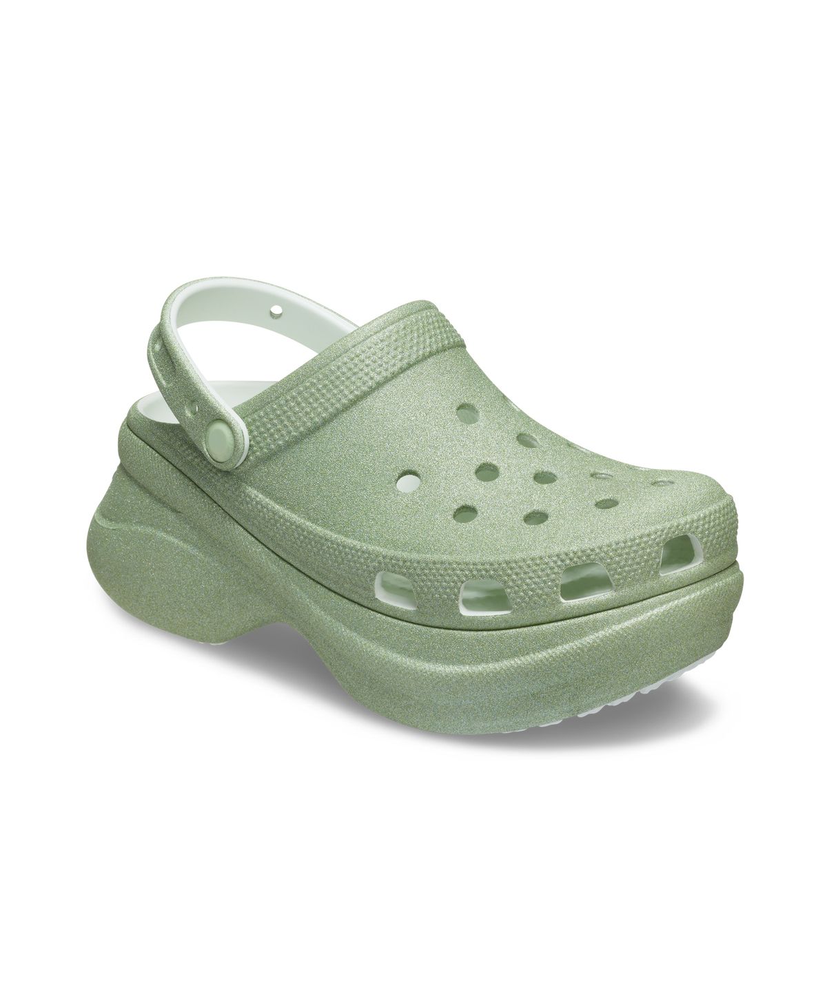 크록스(CROCS) 베이 글리터 클로그 - 민트 틴트 / 207261-3YF