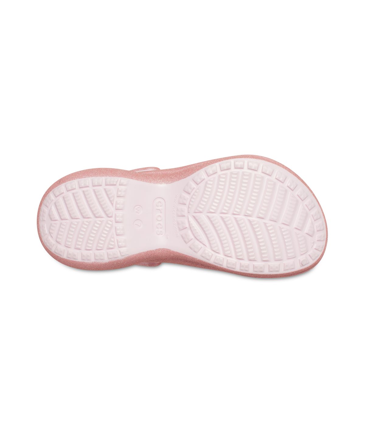 크록스(CROCS) 베이 글리터 클로그 - 핑크 밀크 / 207261-6ZW