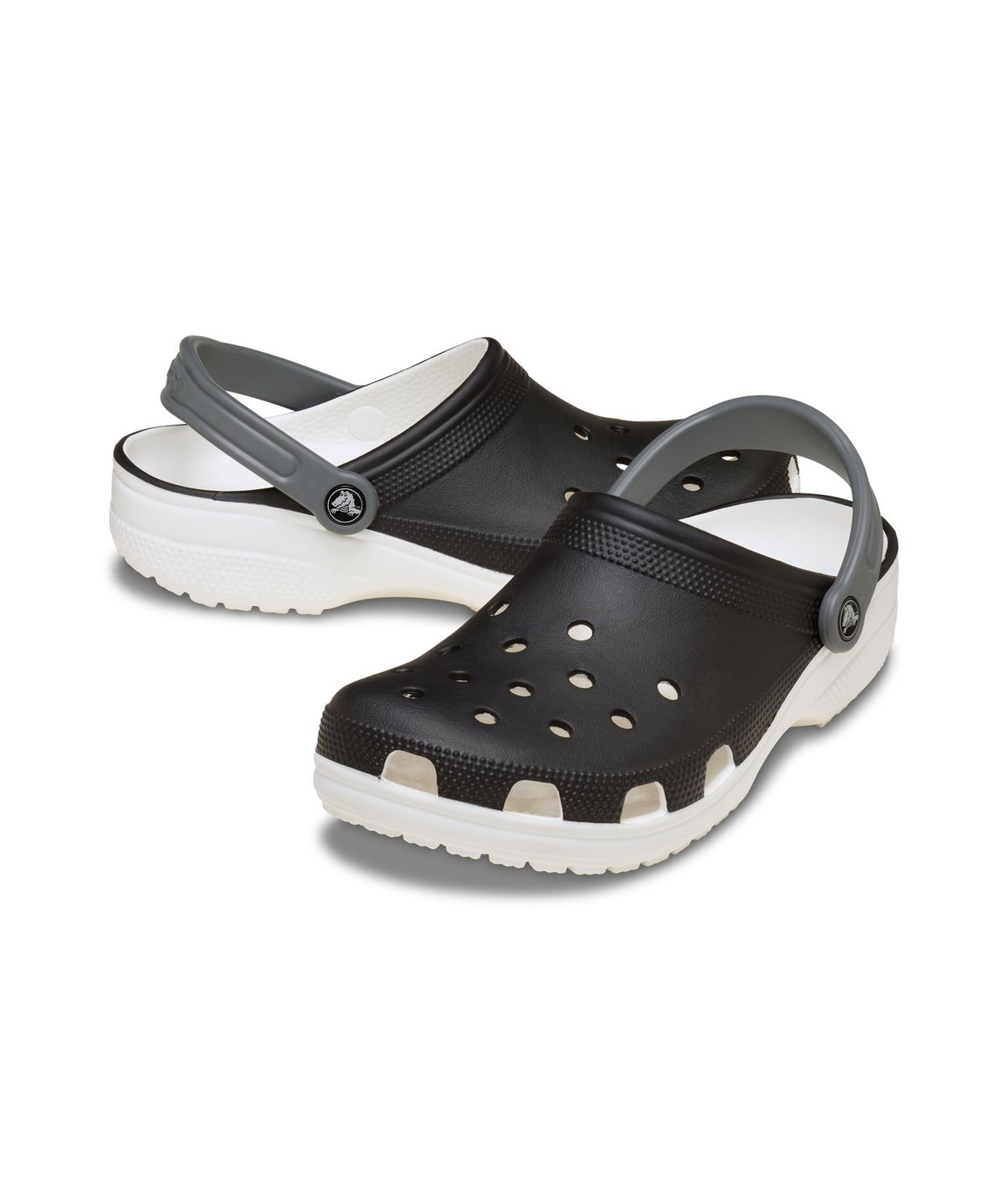 크록스(CROCS) 클래식 레트로 스포츠 클로그 - 블랙 / 211281-001