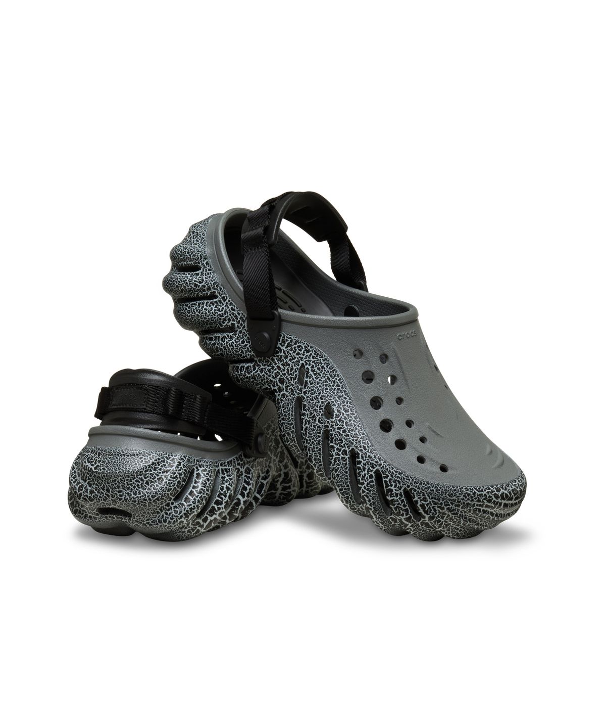 크록스(CROCS) 에코 크래클 클로그 - 슬레이트 그레이 / 211630-0DA