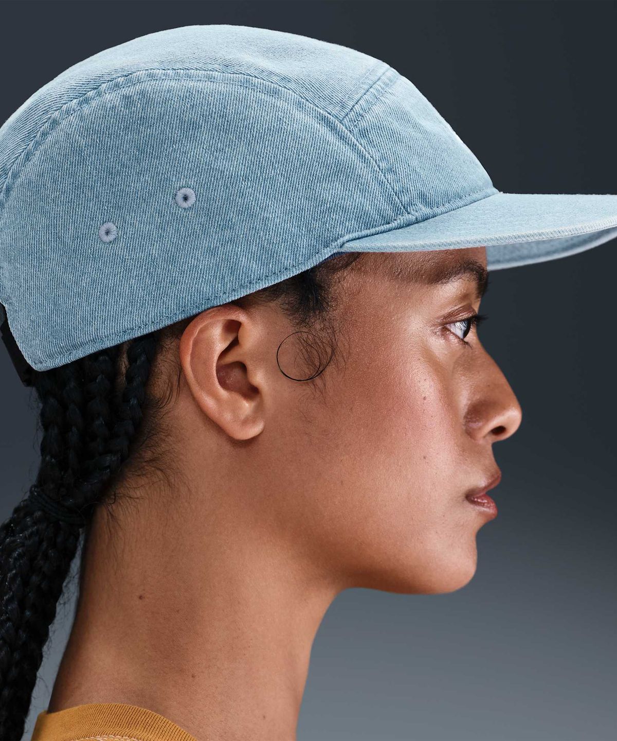 나이키(NIKE) 플라이 언스트럭처 데님 캡 - 에게안 스톰:썬더 블루:화이트 / IB2345-429
