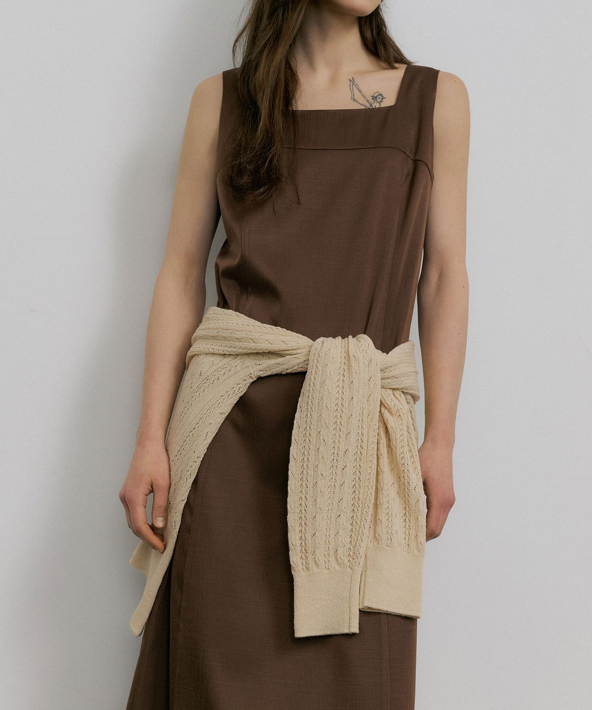 오떼뜨(OCTETTE) LINEN POINTAIL CARDIGAN_3COLOR