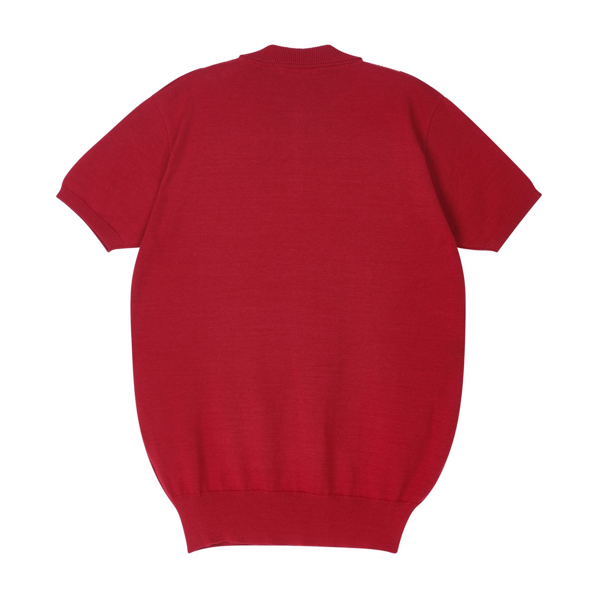 노쿨러스(NOSCOULEURS) (M)MULTI BUTTON ARGYLL KNIT RED