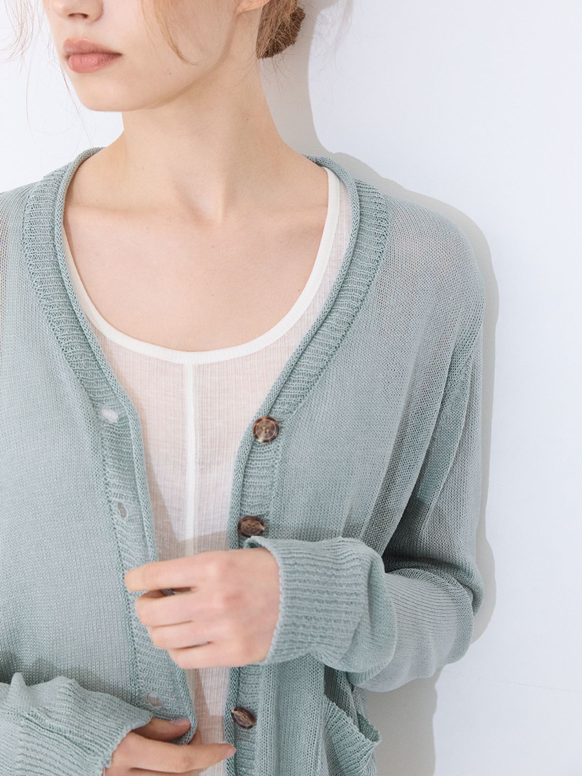레이허(RAYHER) Mimi Knit Cardigan [2COLORS]