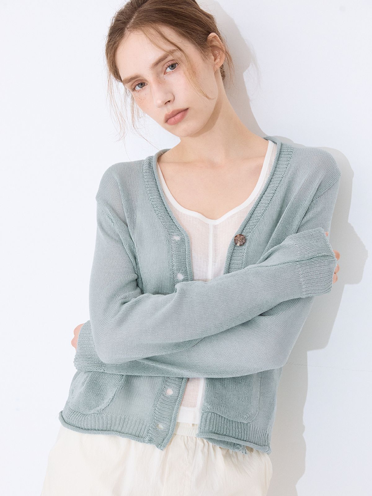 레이허(RAYHER) Mimi Knit Cardigan [2COLORS]