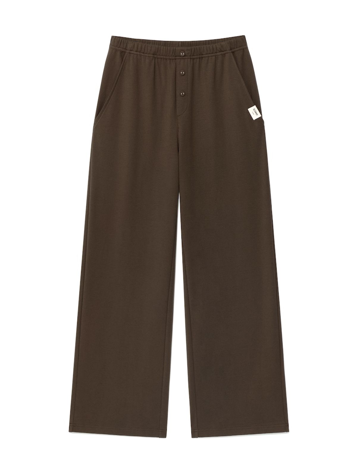 글로니(GLOWNY) G BUTTON FLY PANTS (CHOCO)