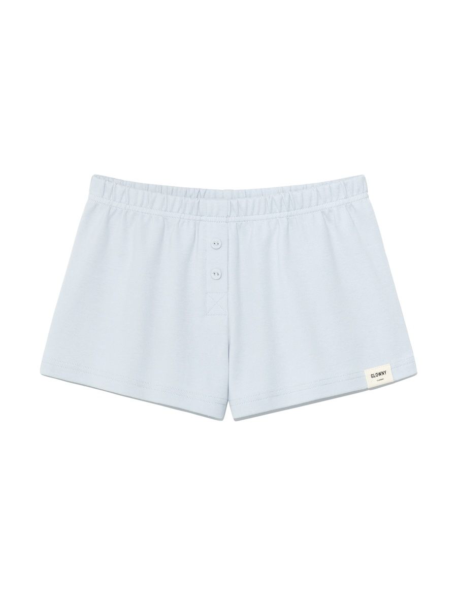 【GLOWNY】25SS★(S,M,L) BUTTON FLY MINI SHORTS MUSINSA | GLOWNY BUTTON FLY MINI SHORTS (COTTON CANDY)