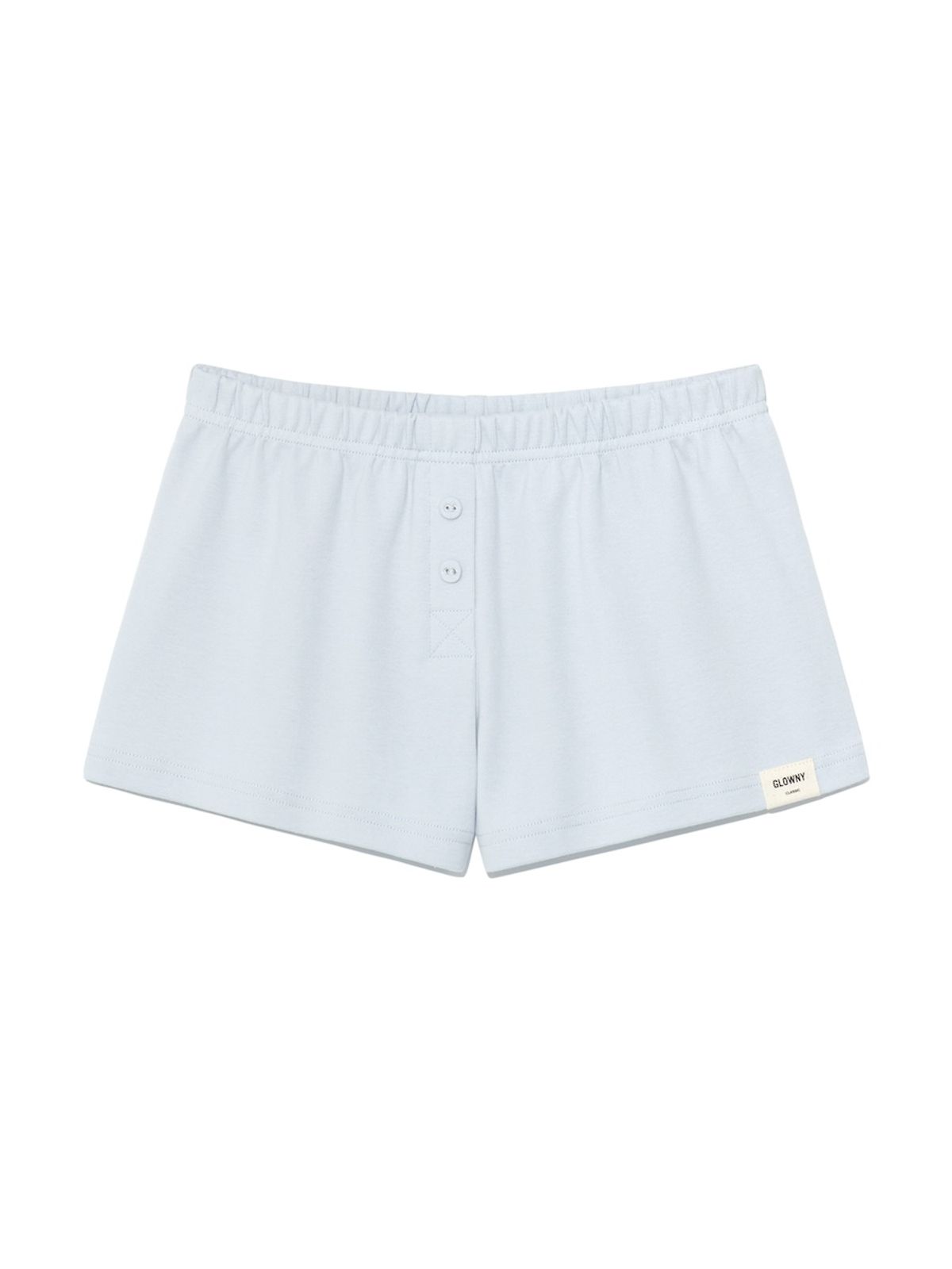 글로니(GLOWNY) BUTTON FLY MINI SHORTS (COTTON CANDY)