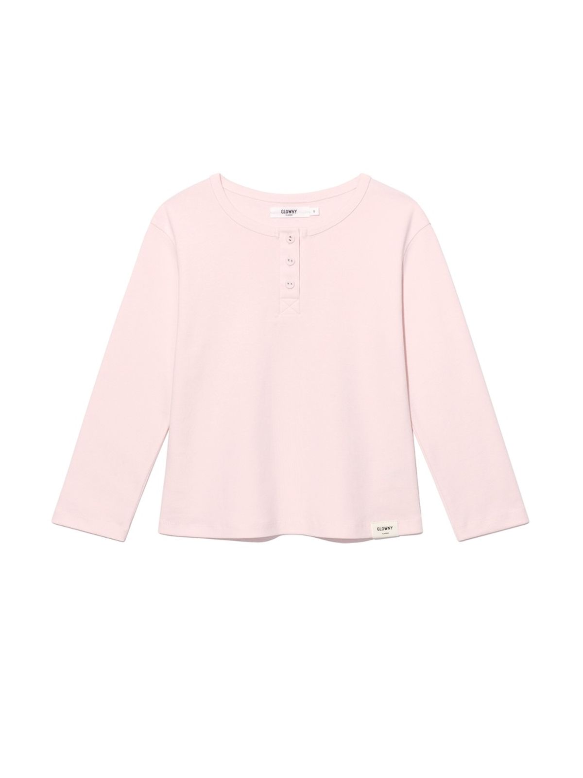 글로니(GLOWNY) 3/4 BUTTON FLY TEE (STRAWBERRY)