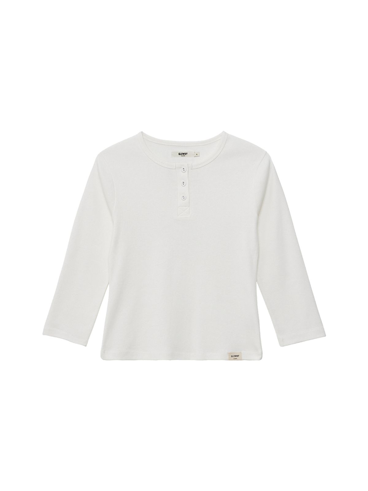 글로니(GLOWNY) 3/4 BUTTON FLY TEE_3 Colors