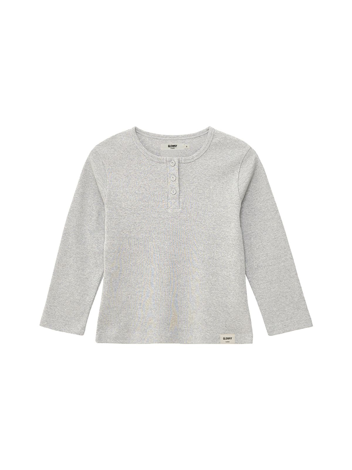 글로니(GLOWNY) 3/4 BUTTON FLY TEE_3 Colors