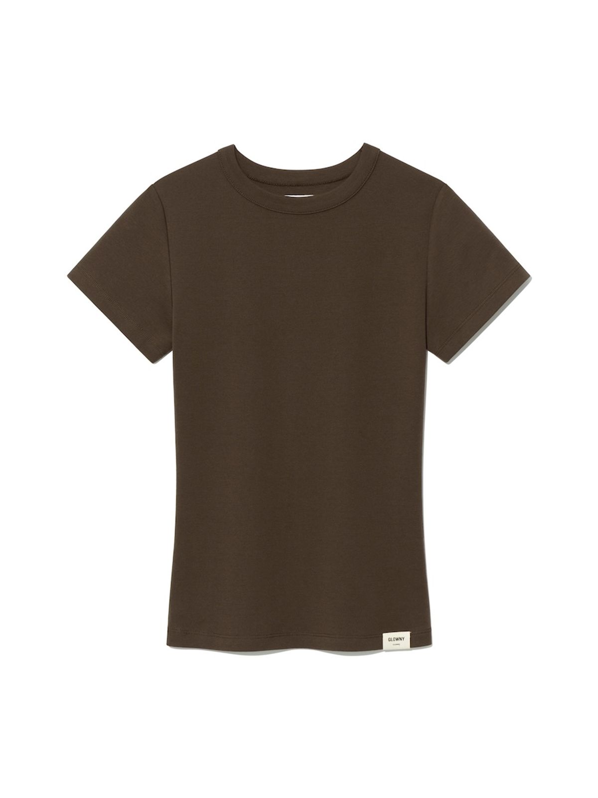글로니(GLOWNY) G CLASSIC FITTED TEE (CHOCO)