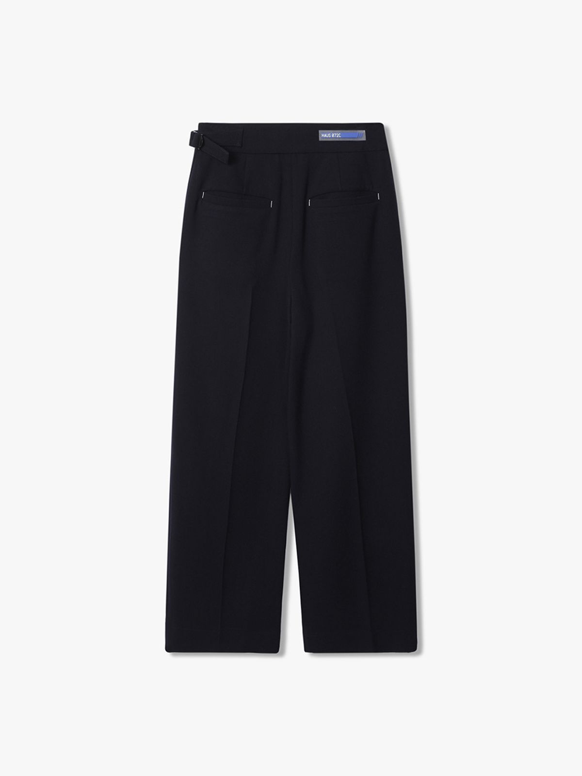 하우스공칠이씨(HAUS072C) ONE TUCK WOOL PANTS NAVY