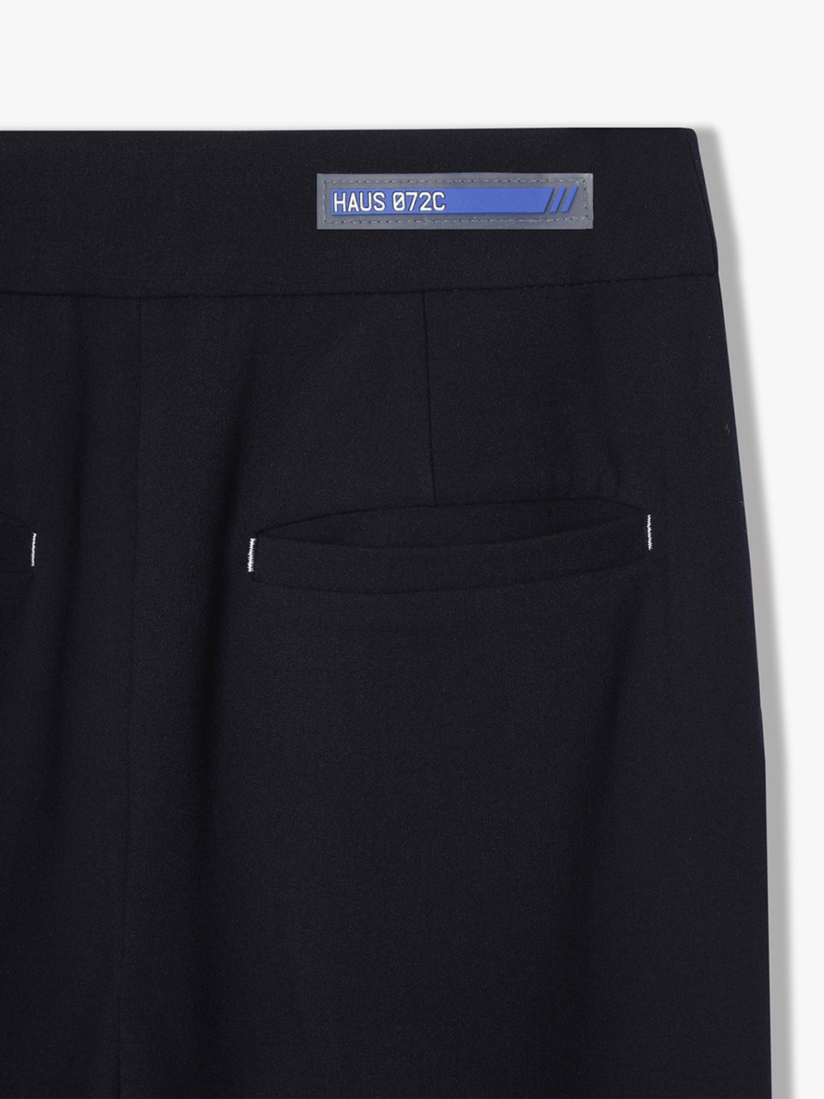 하우스공칠이씨(HAUS072C) ONE TUCK WOOL PANTS NAVY
