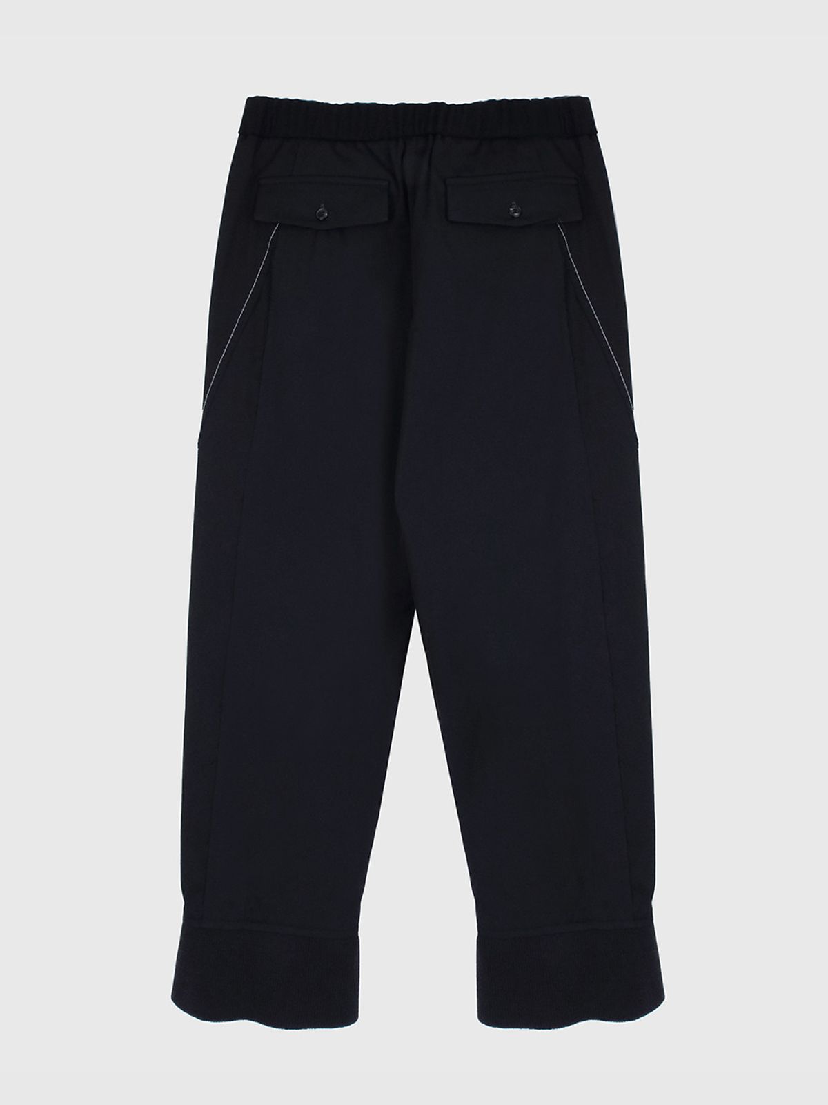 하우스공칠이씨(HAUS072C) WOOL SETUP PANTS NAVY