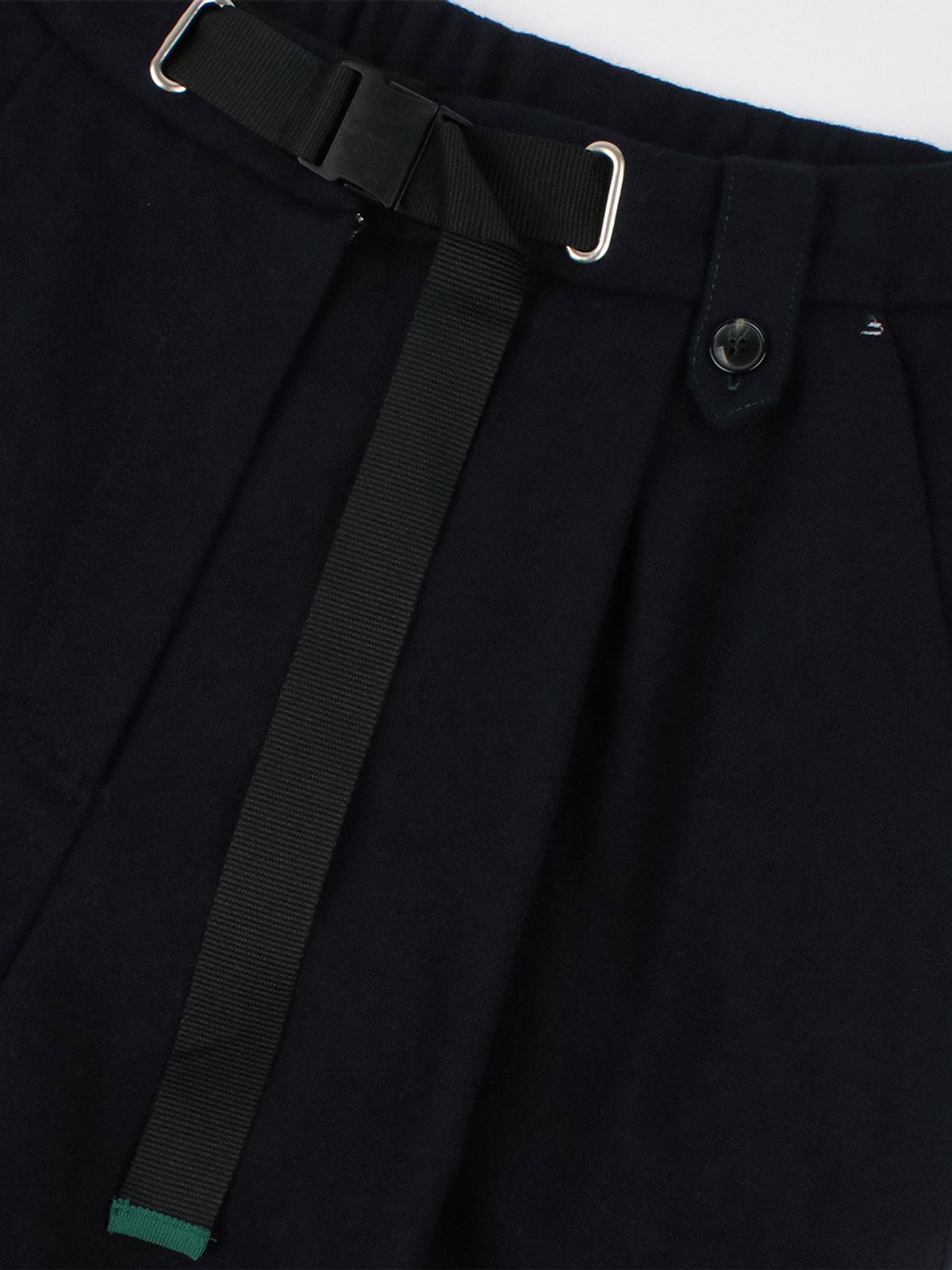 하우스공칠이씨(HAUS072C) WOOL SETUP PANTS NAVY