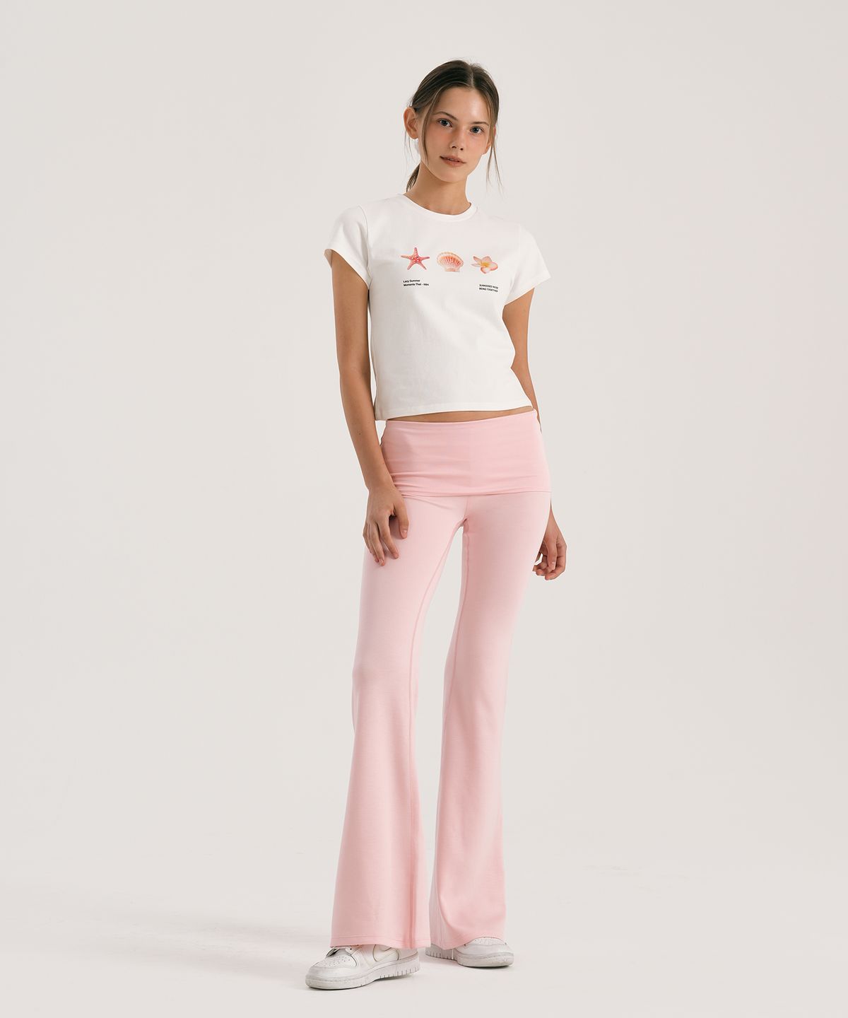 콘치웨어(CONCHWEAR) 폴디드 부츠컷 레깅스 (5colors)
