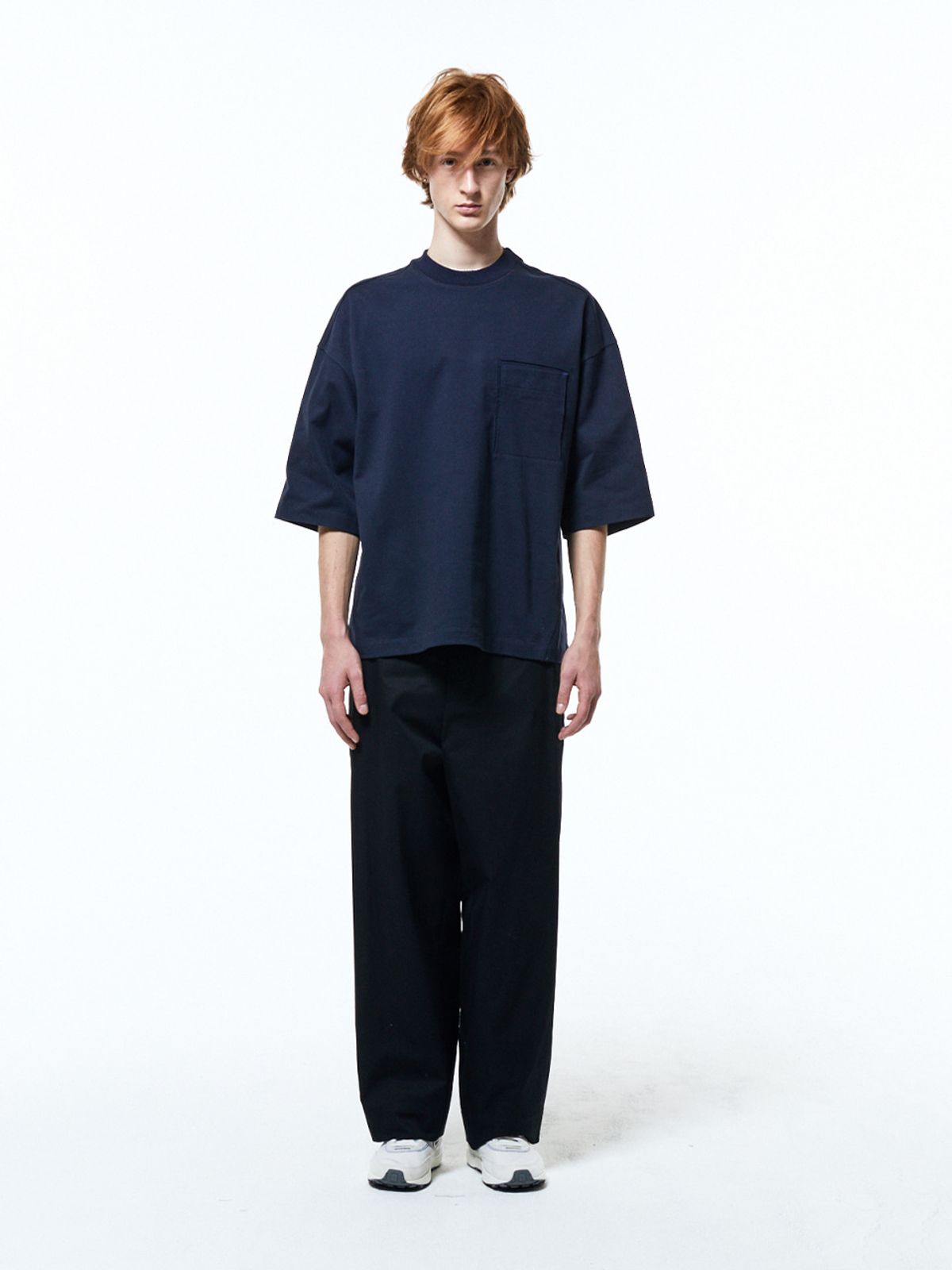 하우스공칠이씨(HAUS072C) MENS COTTON PANTS BLACK