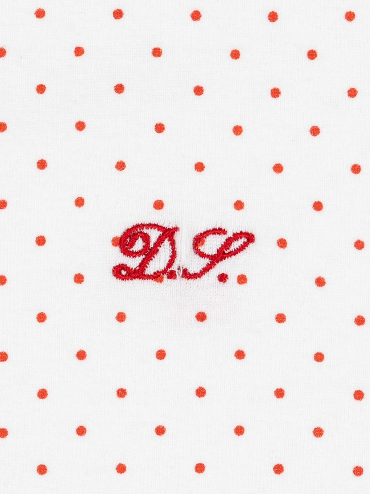디어시스(Dearsis) Dot Cropped Tee (Red Dot)