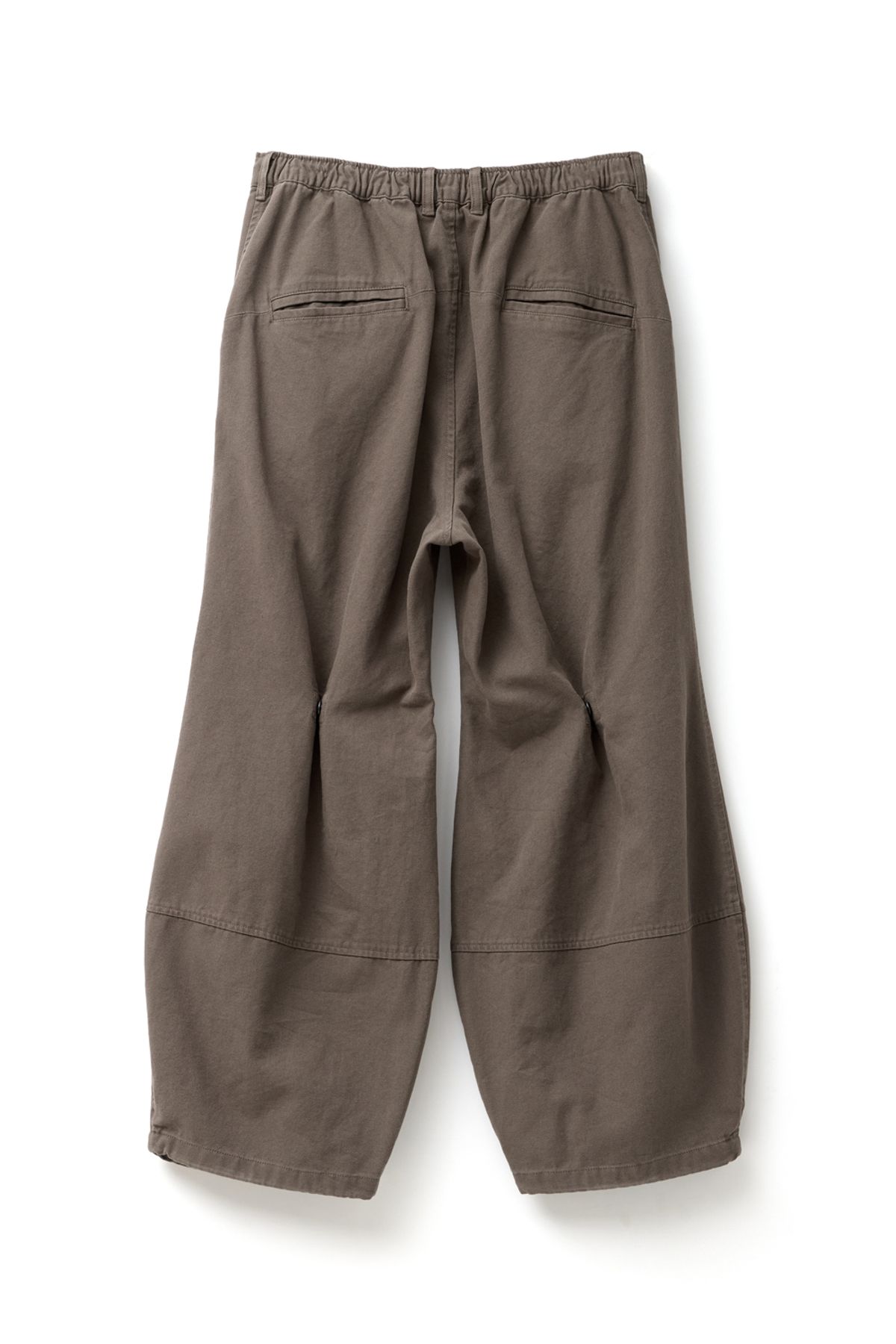 해칭룸(HATCHINGROOM) Volume Pants Oxford Washed Dark Beige