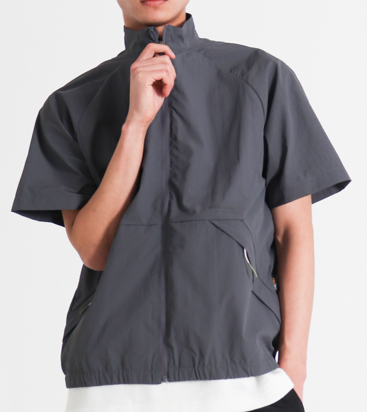 버튼서울(BUTTON SEOUL) CORDURA 집업 윈드 브레이커 (차콜)