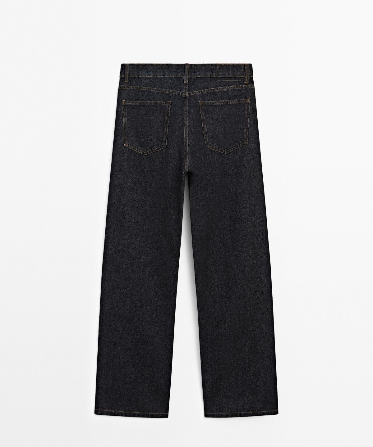 마시모두띠(MASSIMO DUTTI) 미드라이즈 와이드 레그 진