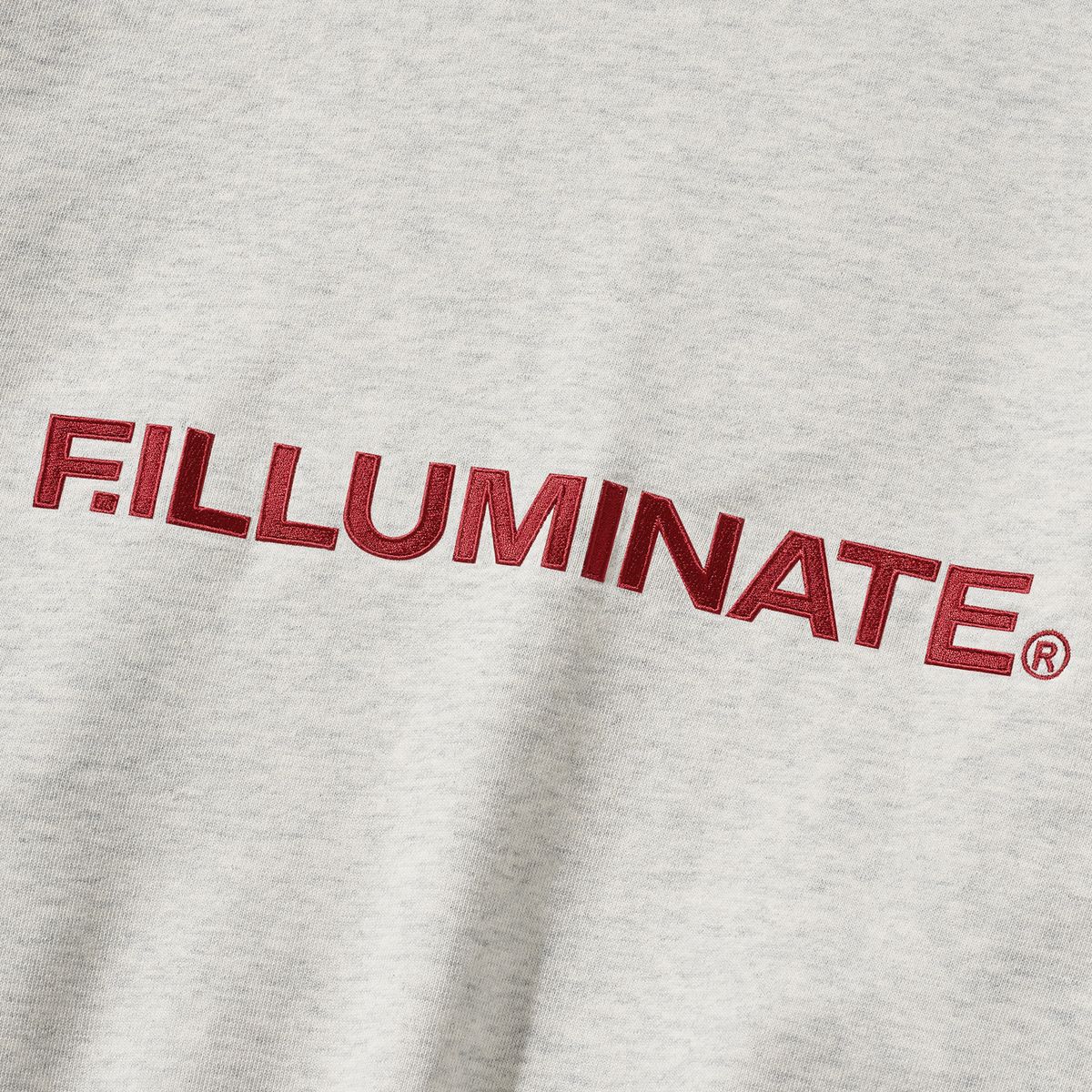 필루미네이트(FILLUMINATE) 시그니처 어센틱 로고 스웨트셔츠-오트밀