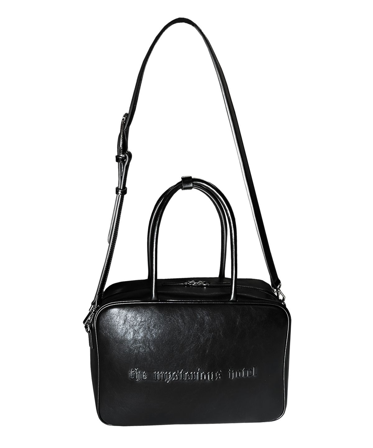 미스테리어스호텔(THE MYSTERIOUS HOTEL) COW LEATHER SQUARE BAG