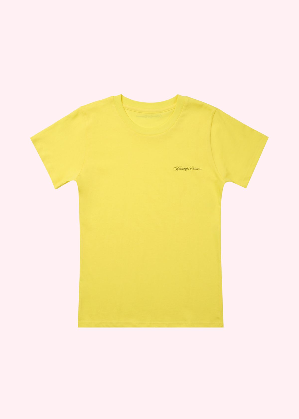 어텐즈(ATTENDS) Attends for cuteness tee (Yellow)