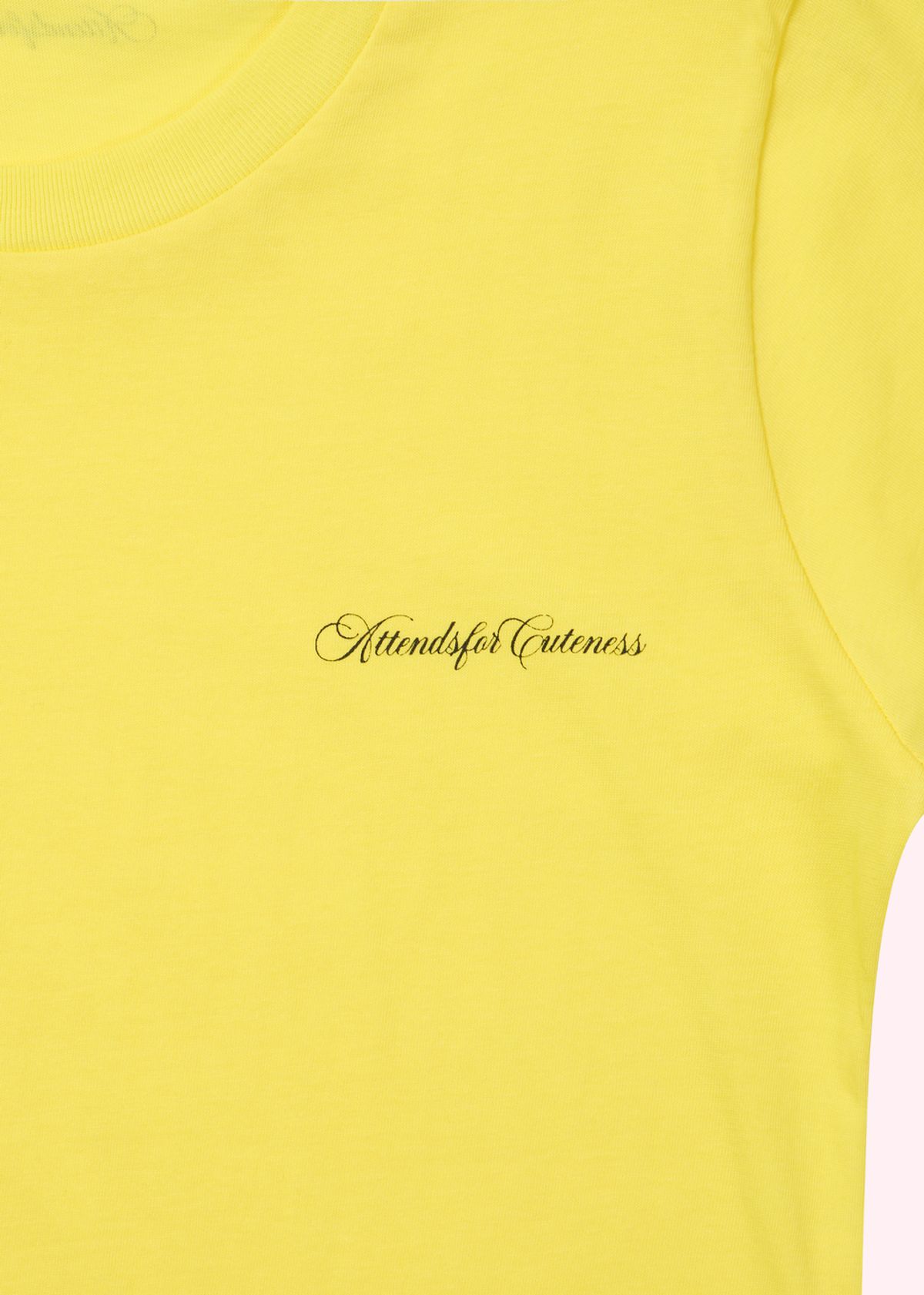 어텐즈(ATTENDS) Attends for cuteness tee (Yellow)