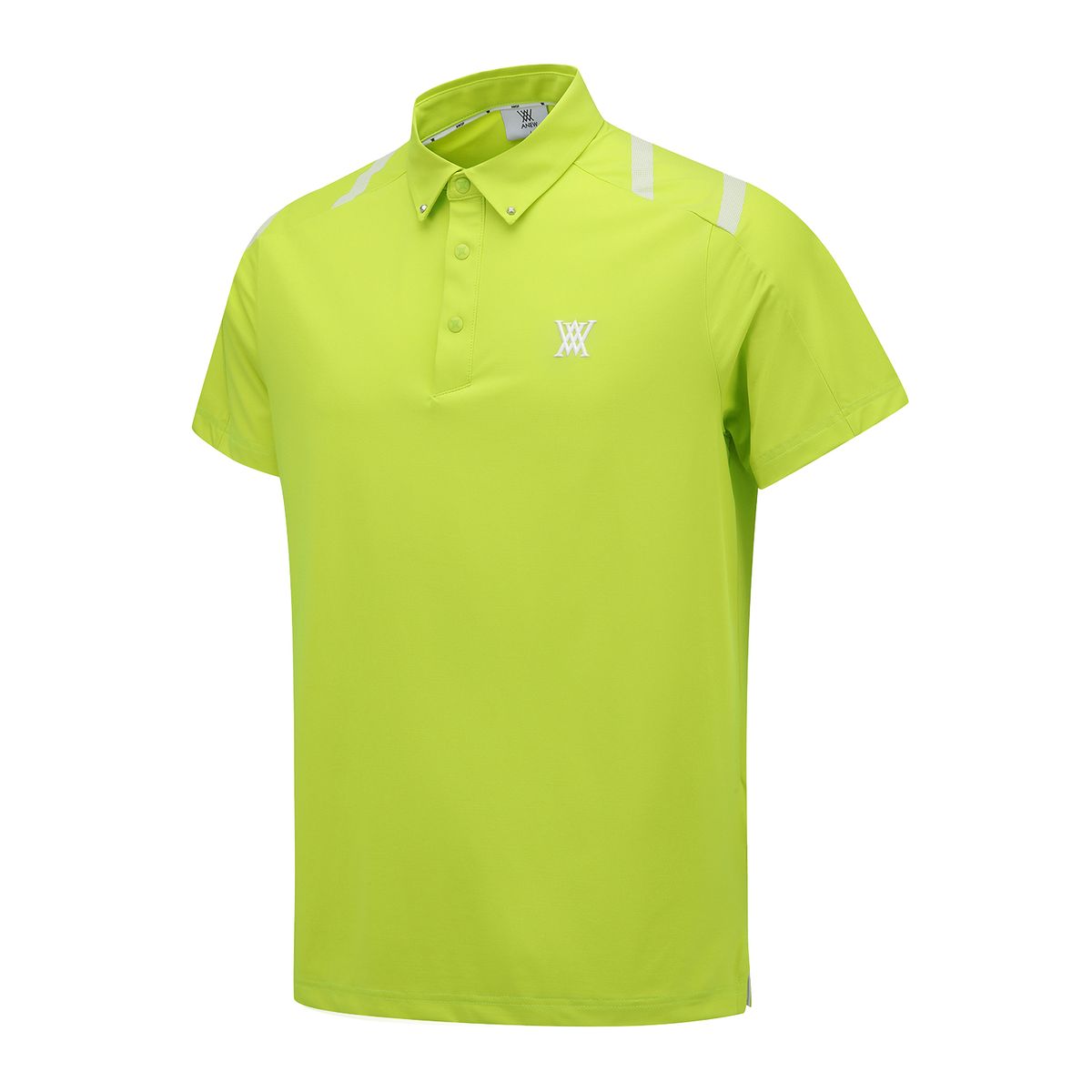 어뉴골프(ANEW GOLF) MEN ICE DOTS LOGO PATTERN SHORT T-SHIRT_LI