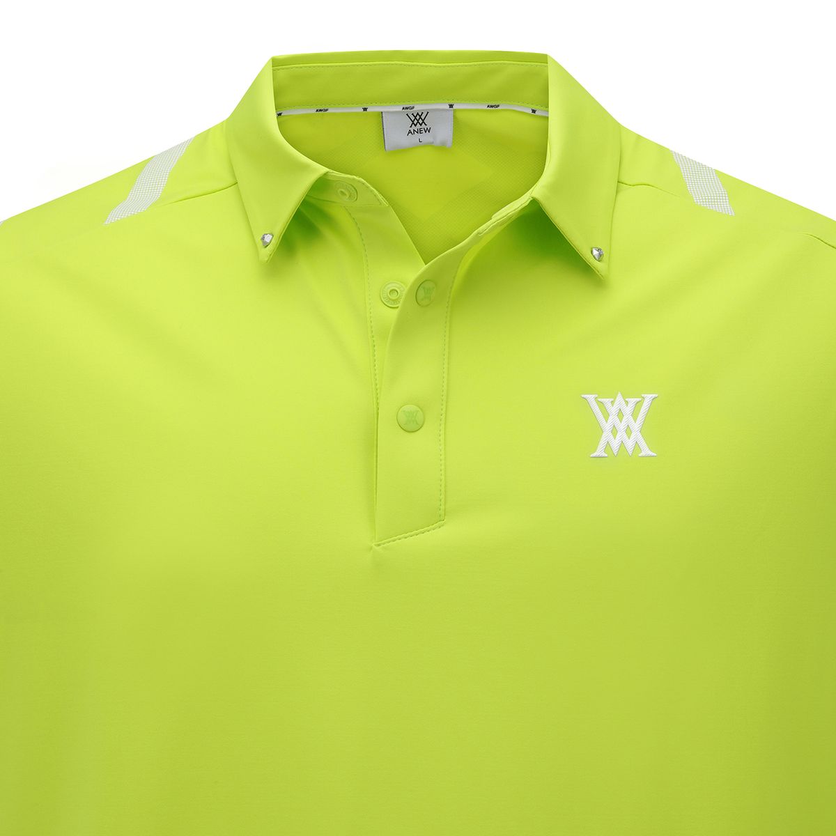 어뉴골프(ANEW GOLF) MEN ICE DOTS LOGO PATTERN SHORT T-SHIRT_LI