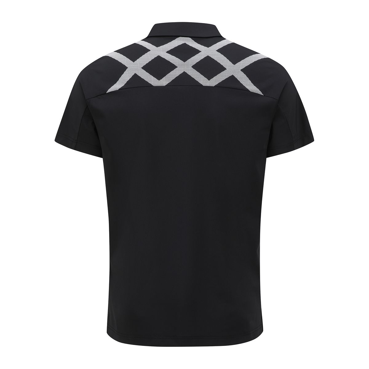 어뉴골프(ANEW GOLF) MEN ICE DOTS LOGO PATTERN SHORT T-SHIRT_BK