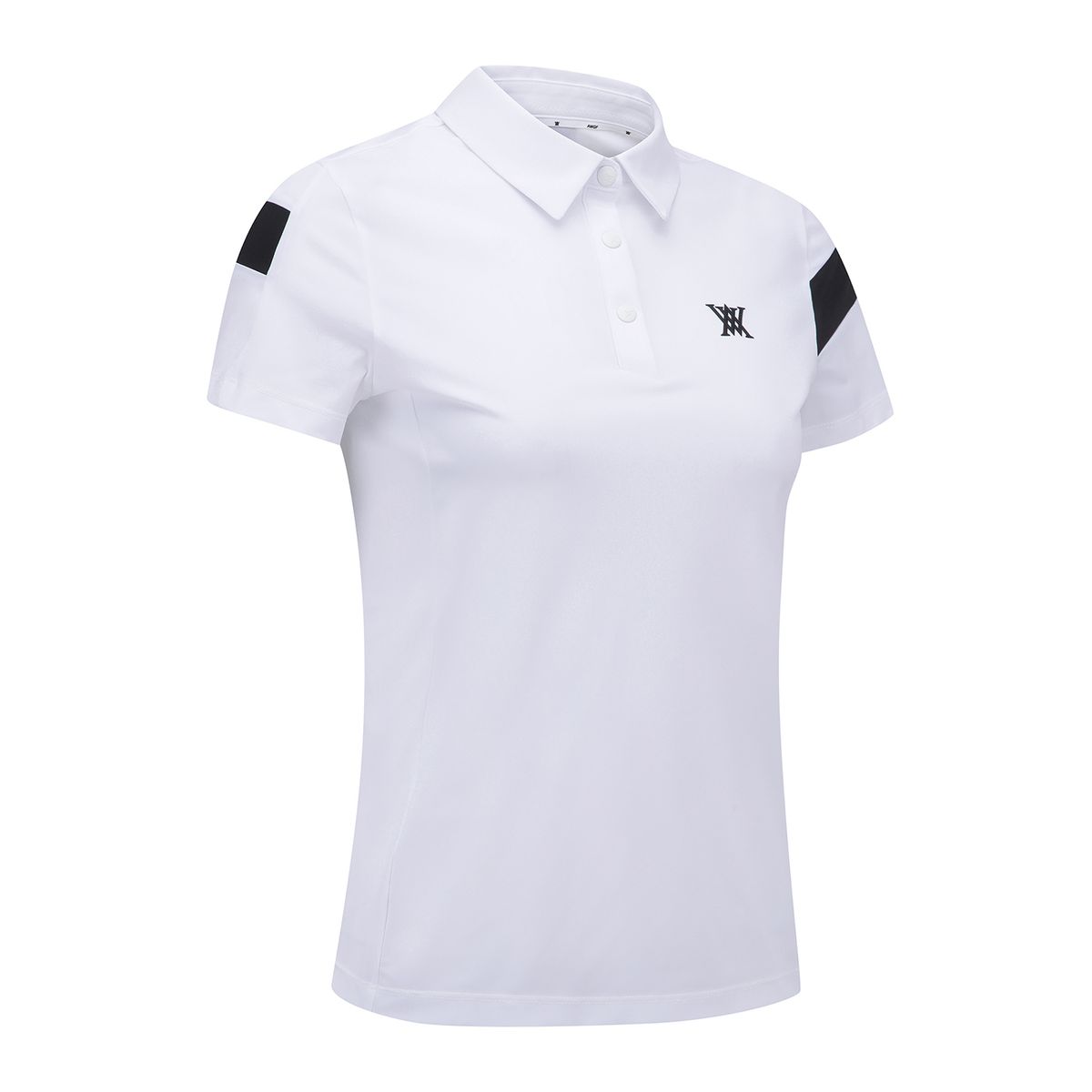 어뉴골프(ANEW GOLF) WOMEN ICE DOTS INCISION POINT SHORT T-SHIRT_WH