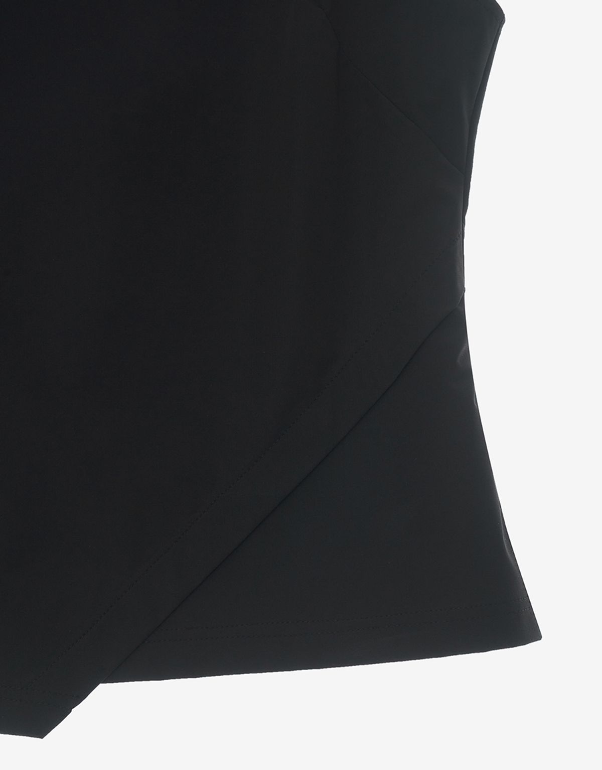 리게(RIGHE) UNBALANCE SLEEVELESS BLACK