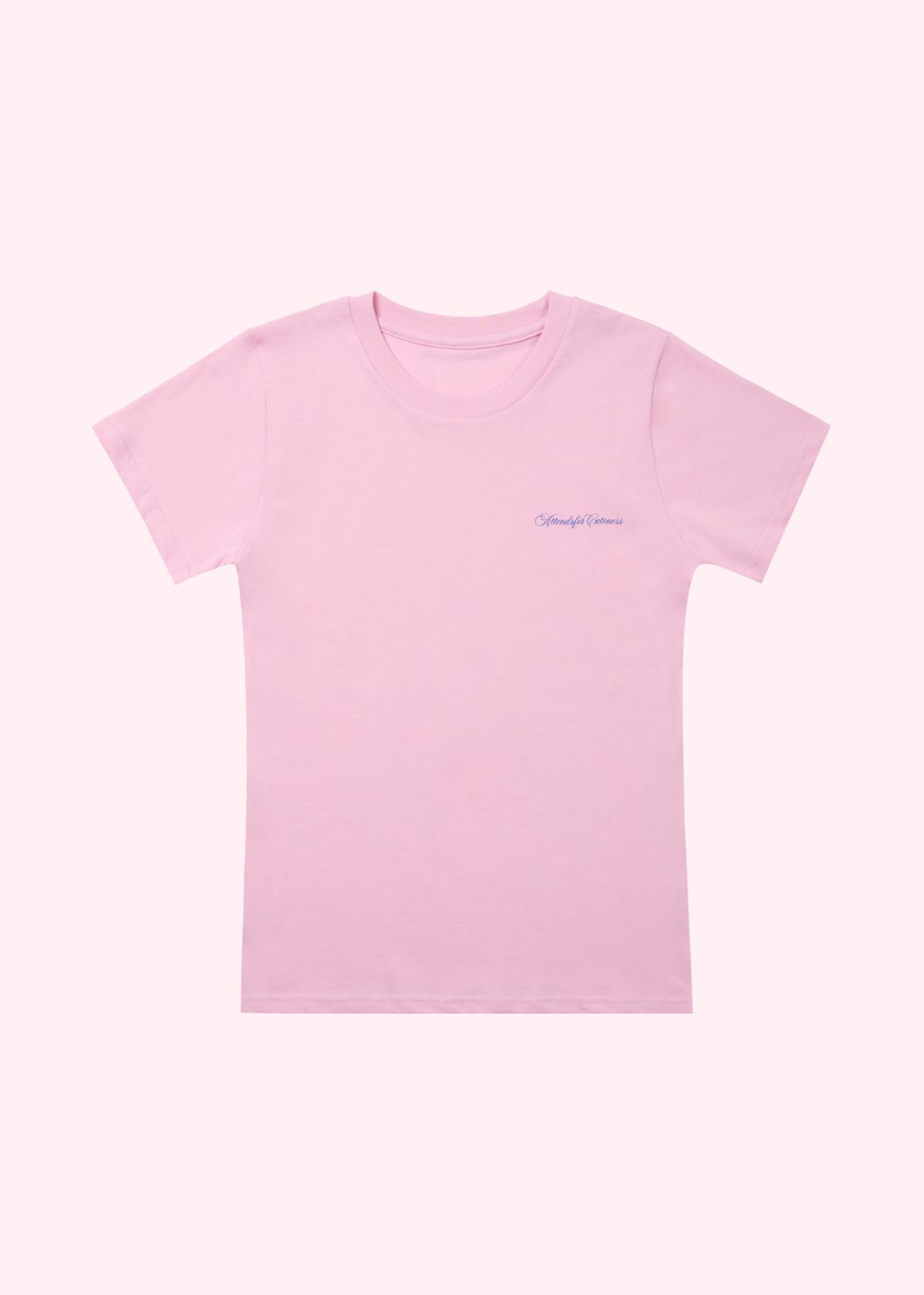 어텐즈(ATTENDS) Attends for cuteness tee (Baby Pink)