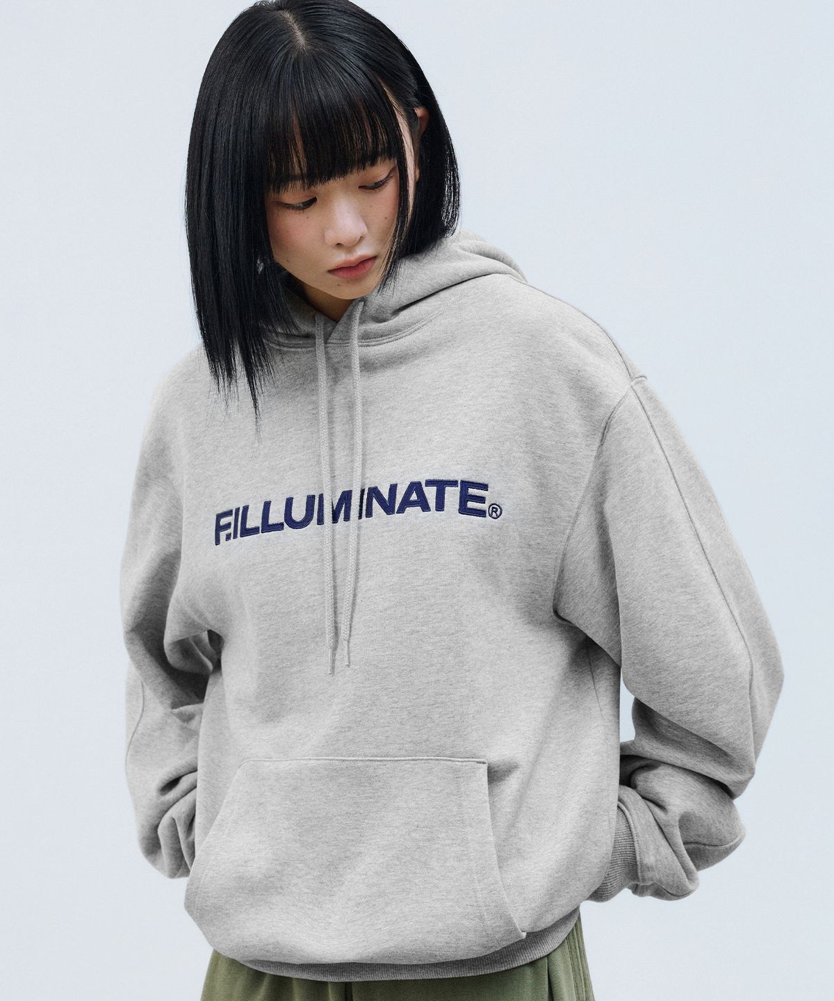 필루미네이트(FILLUMINATE) 시그니처 어센틱 로고 후디-4Color