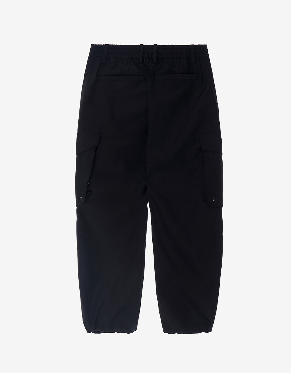 리게(RIGHE) FRONT ZIP CARGO PANTS BLACK