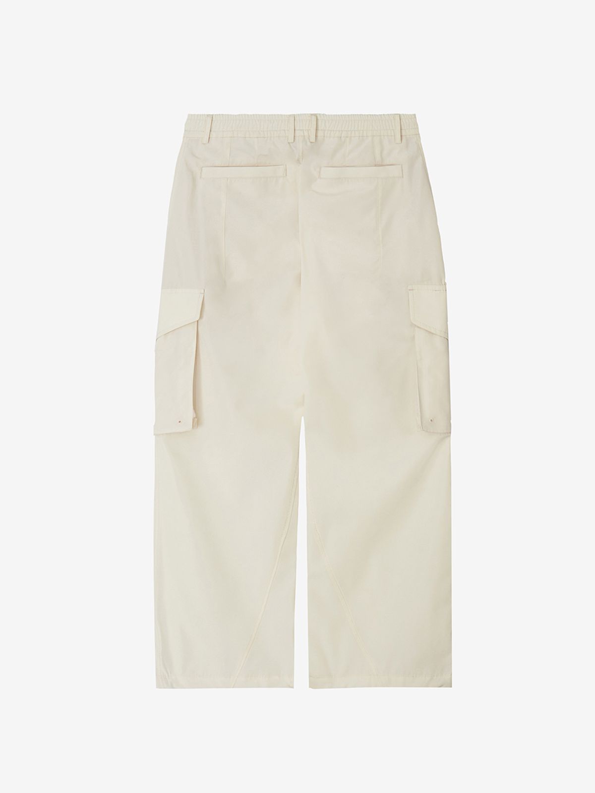 리게(RIGHE) FRONT ZIP CARGO PANTS IVORY