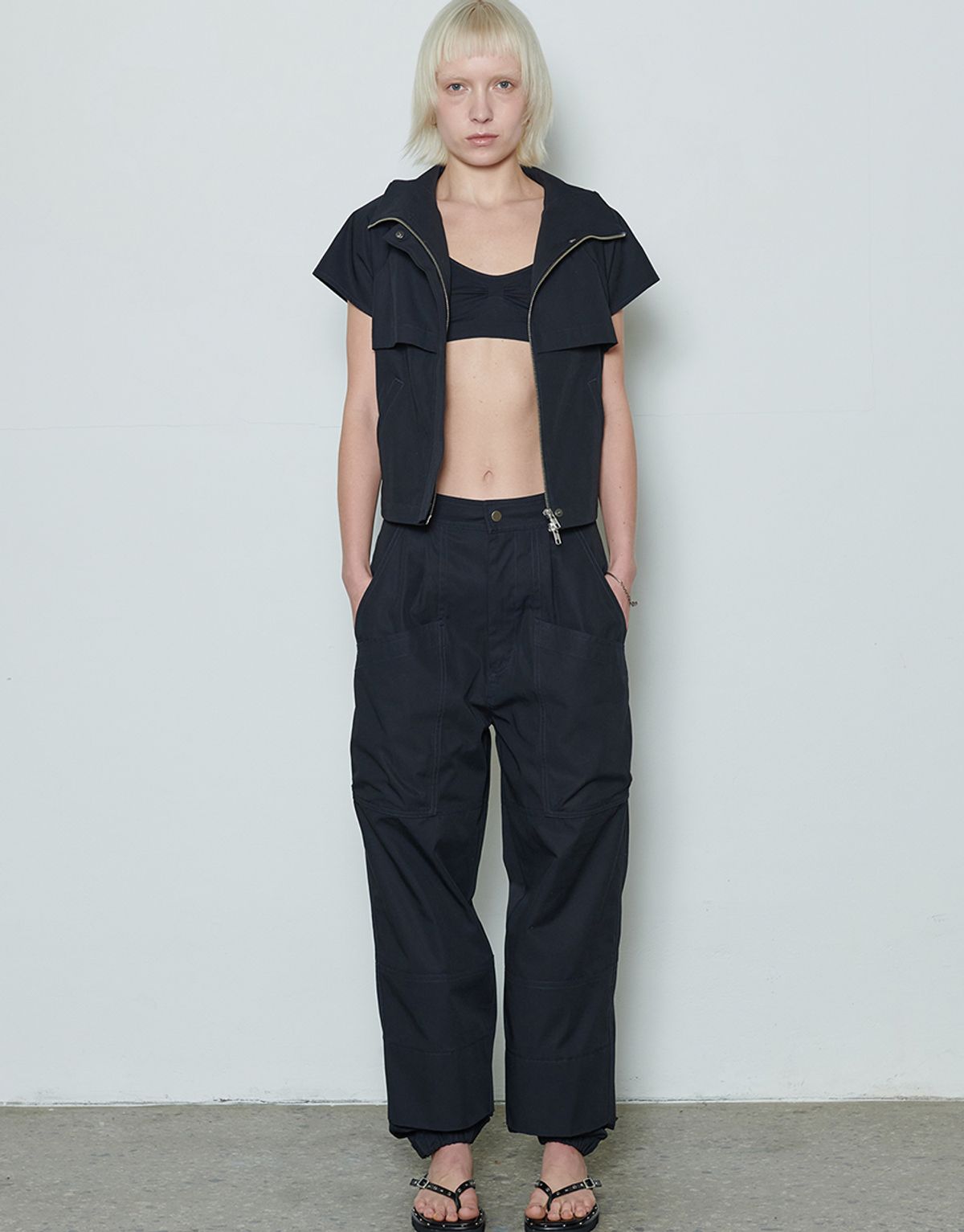 리게(RIGHE) COTTON SETUP TOP