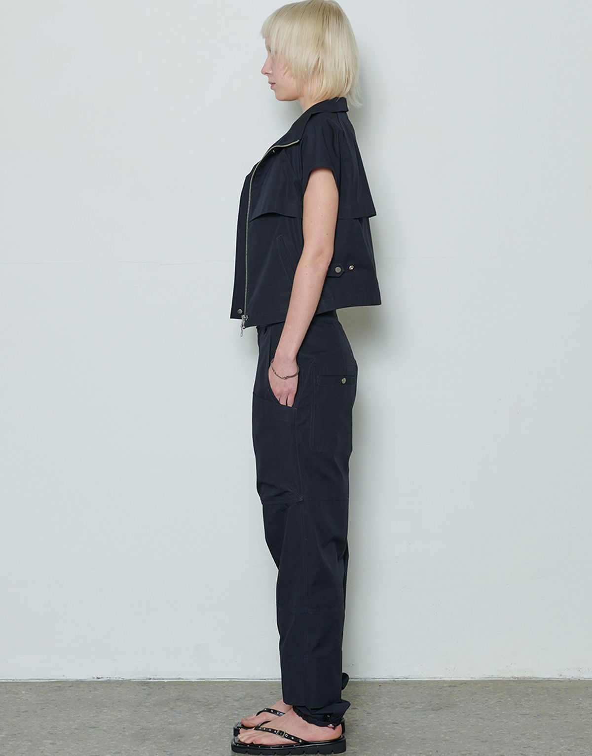 리게(RIGHE) COTTON SETUP TOP