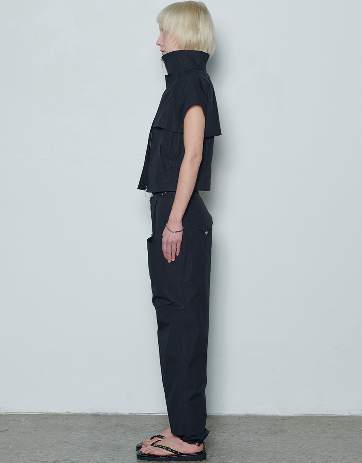 리게(RIGHE) COTTON SETUP PANTS