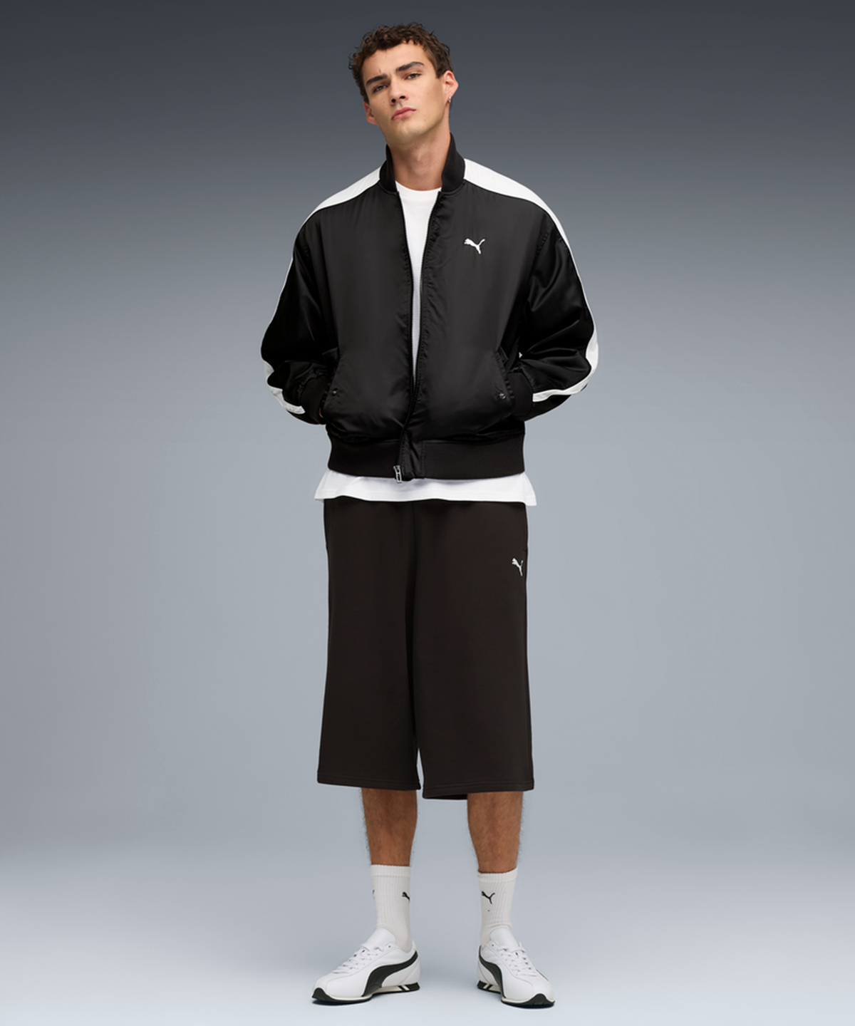 푸마(PUMA) 스프린트 - 화이트:블랙 / 402960-01